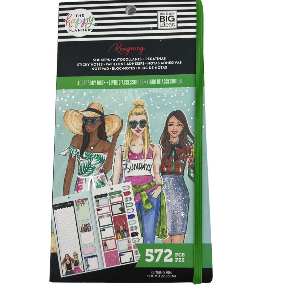 The Happy Planner Rongrong Sticker Book Seasonal Functional Organized